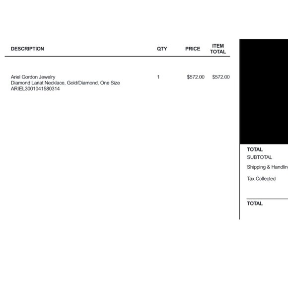 Ariel Gordon Jewelry Diamond Lariat Necklace - Picture 3 of 7